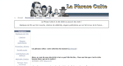 Desktop Screenshot of la-phrase-culte.fr